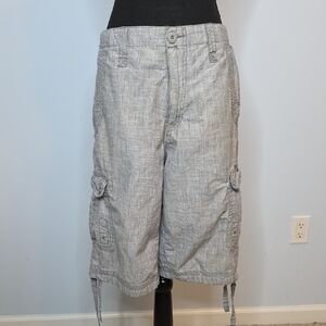 Ecko Unlimited Mens Cargo Shorts in Gray